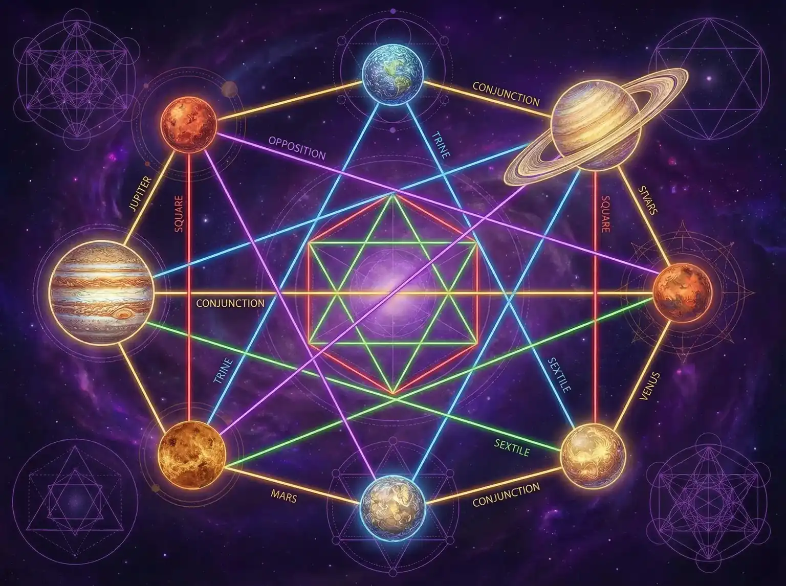 行星相位解读 - 春暖花开亚洲专区 | 占星学进阶